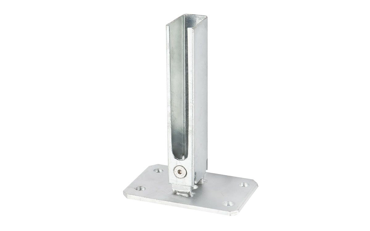 Fußplatte Universal Gefälle 60x40