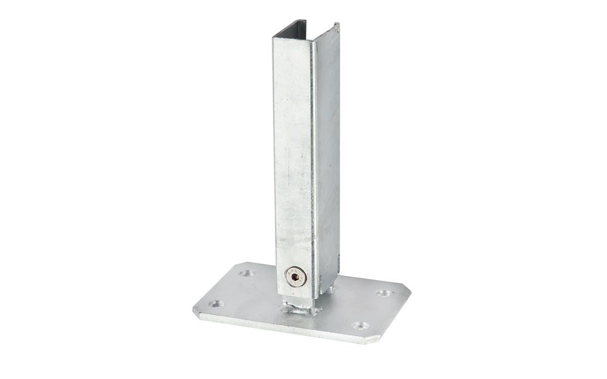 Fußplatte Universal Gefälle 60x40