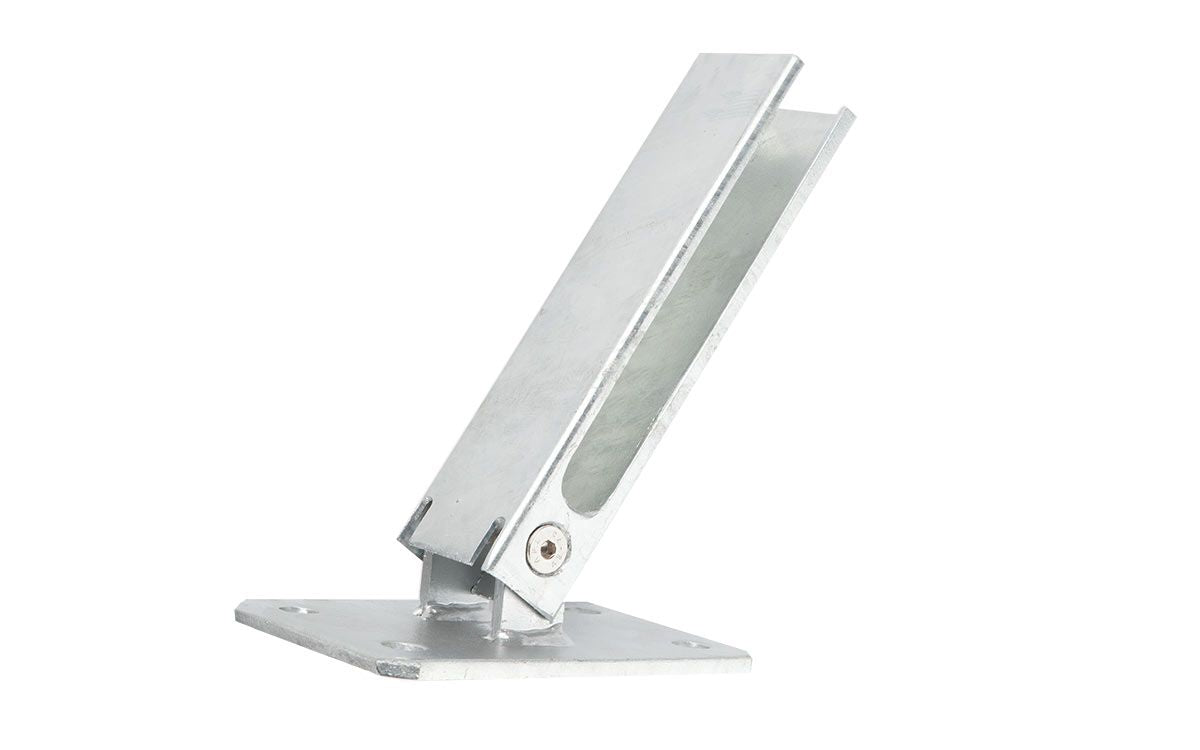 Fußplatte Universal Gefälle 60x40
